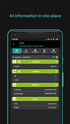 Mining pool monitor: Miner Box screenshot 3