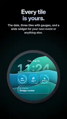 Liquid Glass 2 Watch Face screenshot 7