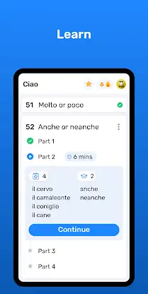 Wlingua - Learn Italian screenshot 2