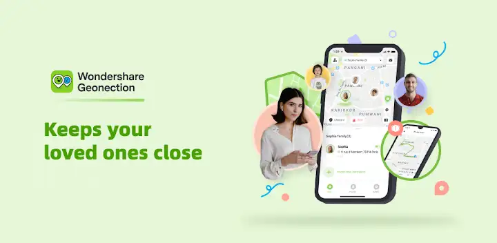 Geonection: Live GPS Tracker — Android app banner