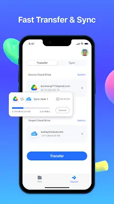 InClowdz - Cloud Transfer screenshot 3