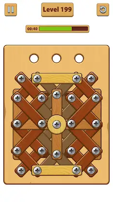 Nuts Bolts ASMR - Wood Nuts screenshot 2