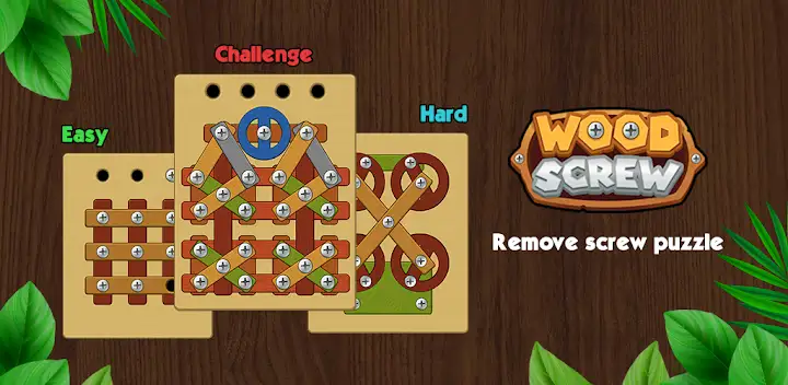Wood Screw: Nuts And Bolts — Android game banner
