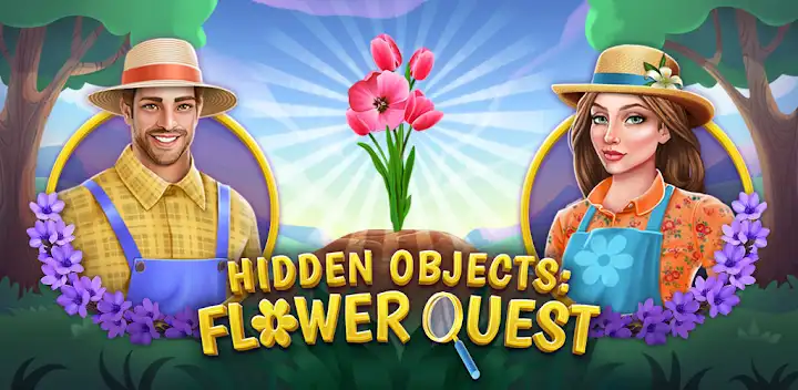 Hidden Objects: Flower Quest — Android game banner