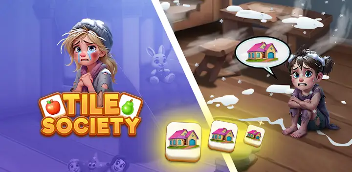 Tile Society: Tile Match Game — Android game banner