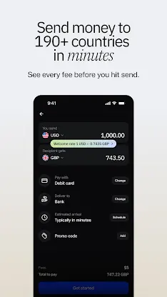 Xe Money Transfer & Currency screenshot 2