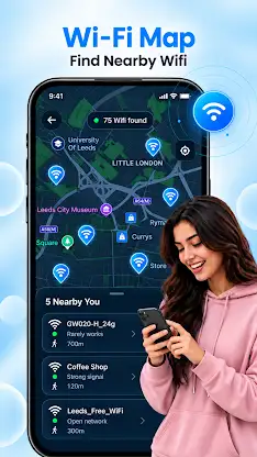 Free WiFi Map: Passwords & QR screenshot 1