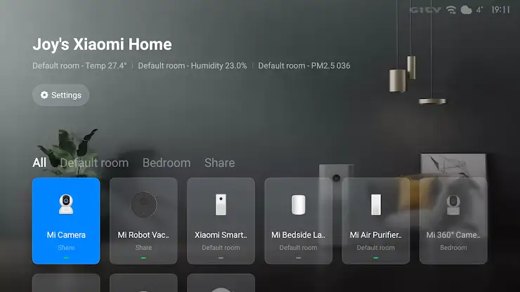 Xiaomi Home screenshot 1