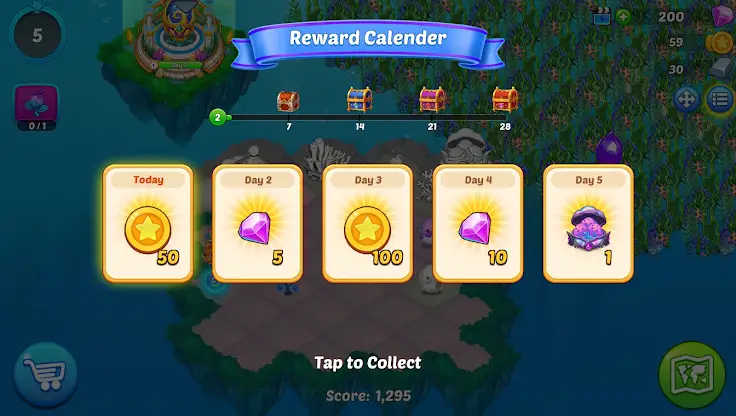 Merge Mermaids-magic puzzles screenshot 7