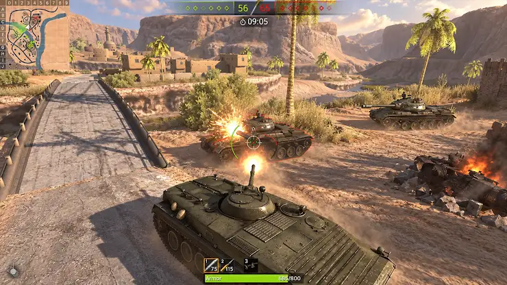 War Tanks: World Tank Games screenshot 2