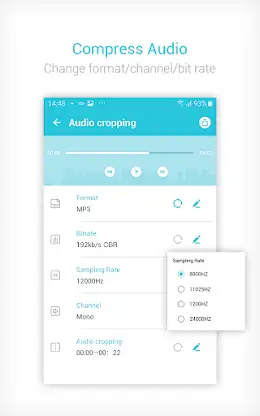 Video Compressor Mp3 Converter screenshot 4