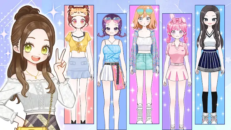 Dress Up Gacha: Coordination screenshot 1