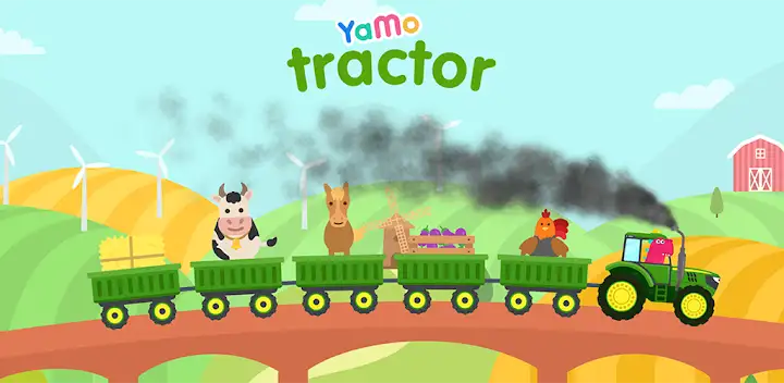 Farm Train - Kids Tractor Game — Android game banner