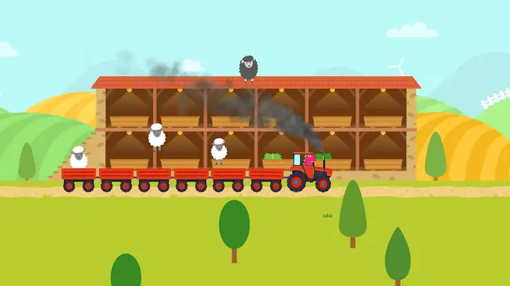 Farm Train - Kids Tractor Game screenshot 6