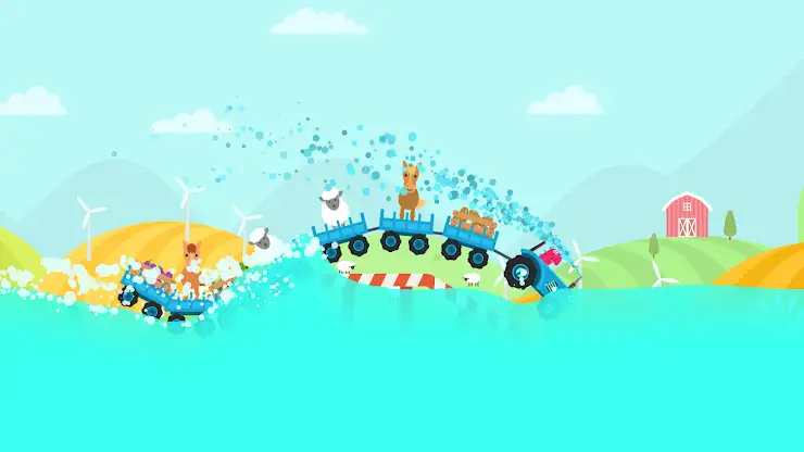 Farm Train - Kids Tractor Game screenshot 5