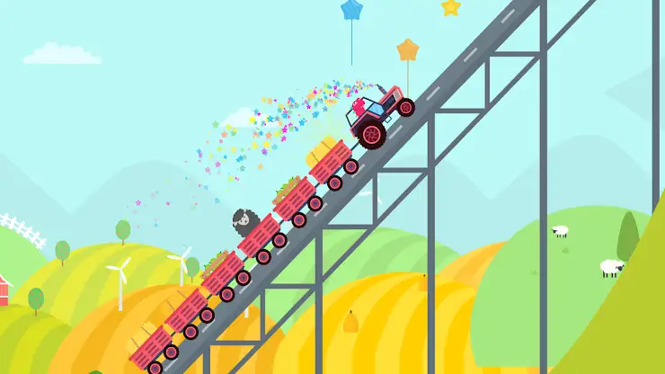 Farm Train - Kids Tractor Game screenshot 3