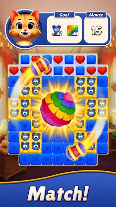 Cat Crunch - Match 3 Games screenshot 2