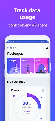 Yolla eSIM: Mobile Data App screenshot 3