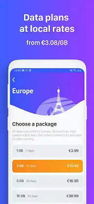 Yolla eSIM: Mobile Data App screenshot 1