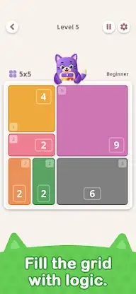 Grid Master: Zip Patches Hashi screenshot 1