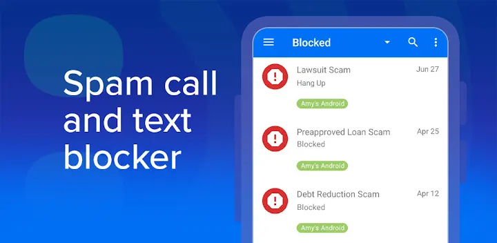 YouMail: Spam Call Blocker — Android app banner