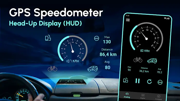 GPS Speedometer_ Speed Tracker screenshot 1