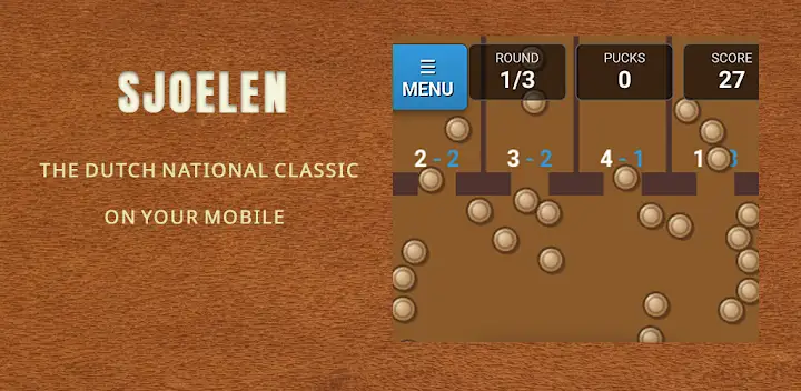 Sjoelen-Jakkolo-Shuffleboard — Android game banner