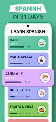 Learn Spanish for Beginners screenshot 1