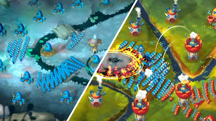 Mushroom Wars 2: RTS Strategy screenshot 1