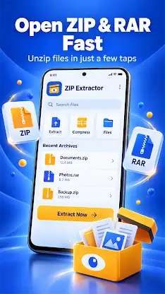 ZIP Extractor: Unzip & Unrar screenshot 1