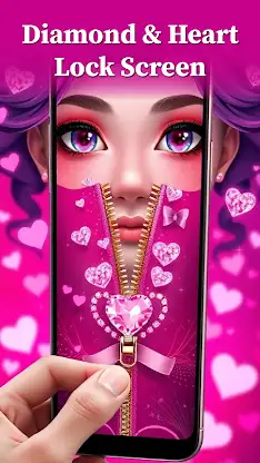 Zip Lock Screen Wallpaper App screenshot 3
