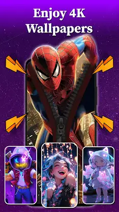 Zip Lock Screen Wallpaper App screenshot 6