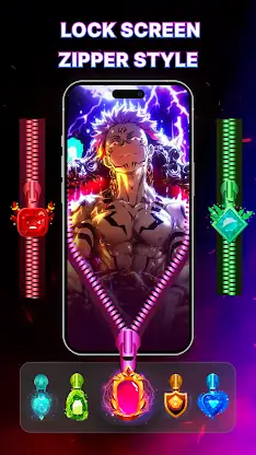 Zipper Lock Screen & Wallpaper screenshot 7