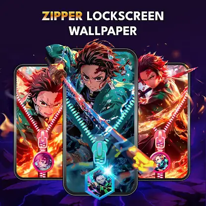 Zipper Lock Screen & Wallpaper screenshot 4