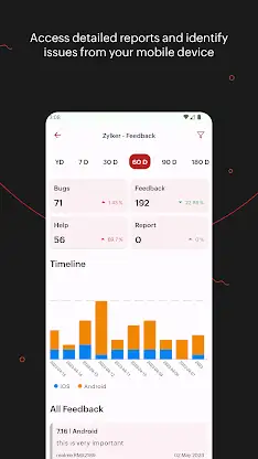 Zoho Apptics - App analytics screenshot 6