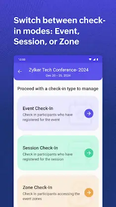 Zoho Backstage for Organizers screenshot 4