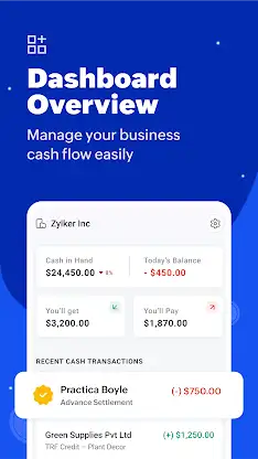 Zoho Daybook - Ledger Book screenshot 1