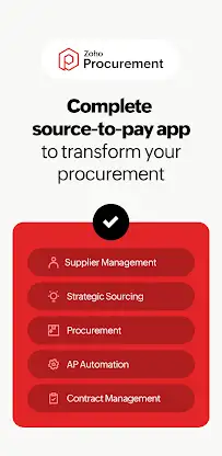 Zoho Procurement screenshot 1