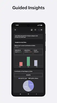 Zoho Analytics – Mobile BI screenshot 5