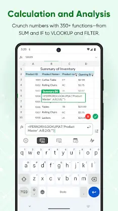 Zoho Sheet: Spreadsheet App screenshot 4