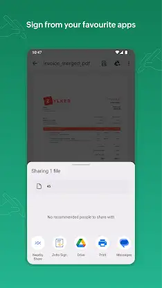 Zoho Sign - Fill & eSign Docs screenshot 7