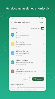 Zoho Sign - Fill & eSign Docs screenshot 4
