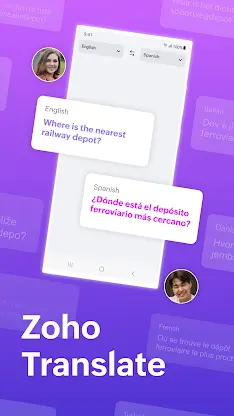 Zoho Translate screenshot 1