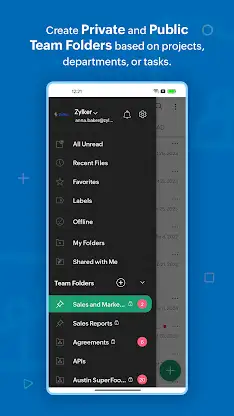 Zoho WorkDrive screenshot 2