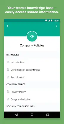 Zoho Connect screenshot 3