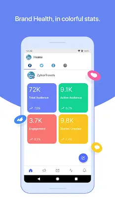 Zoho Social screenshot 1