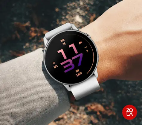 Stylish Violet Watch Face screenshot 3