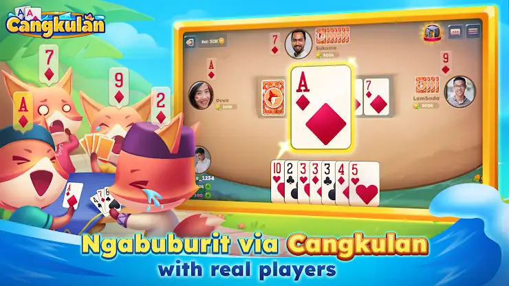 Cangkulan ZingPlay card capsa screenshot 1