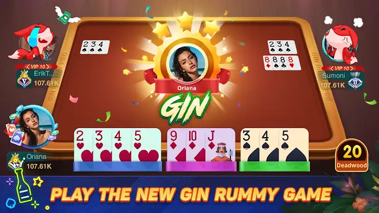 Gin Rummy Pro-Card Game Online screenshot 2