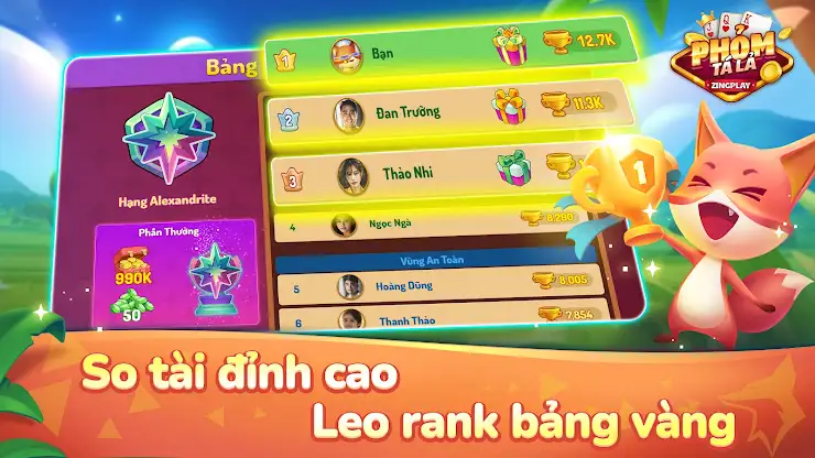 Phỏm Tá Lả ZingPlay Global screenshot 4